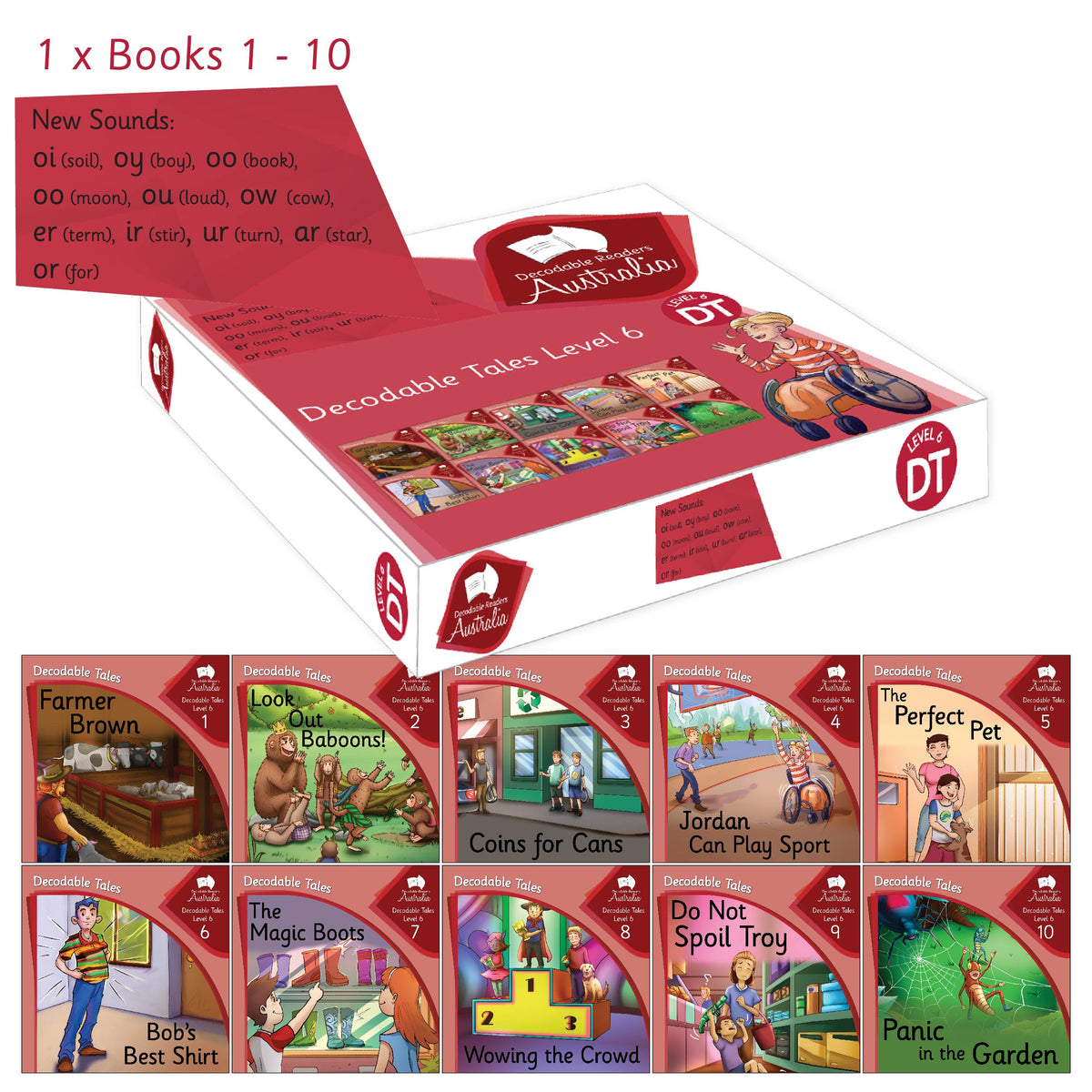 Decodable tales level 6 individual set decodable readers australia