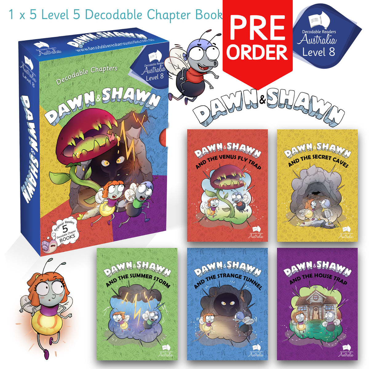 PRE-ORDER Dawn and Shawn Decodable Chapters Level 8 - Individual Set ...
