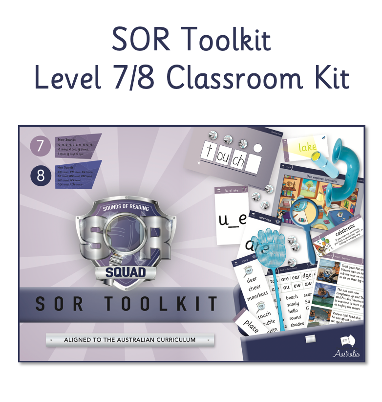 SOR ToolKit (Sounds Of Reading) Level 7/8 - Classroom Kit – Decodable ...