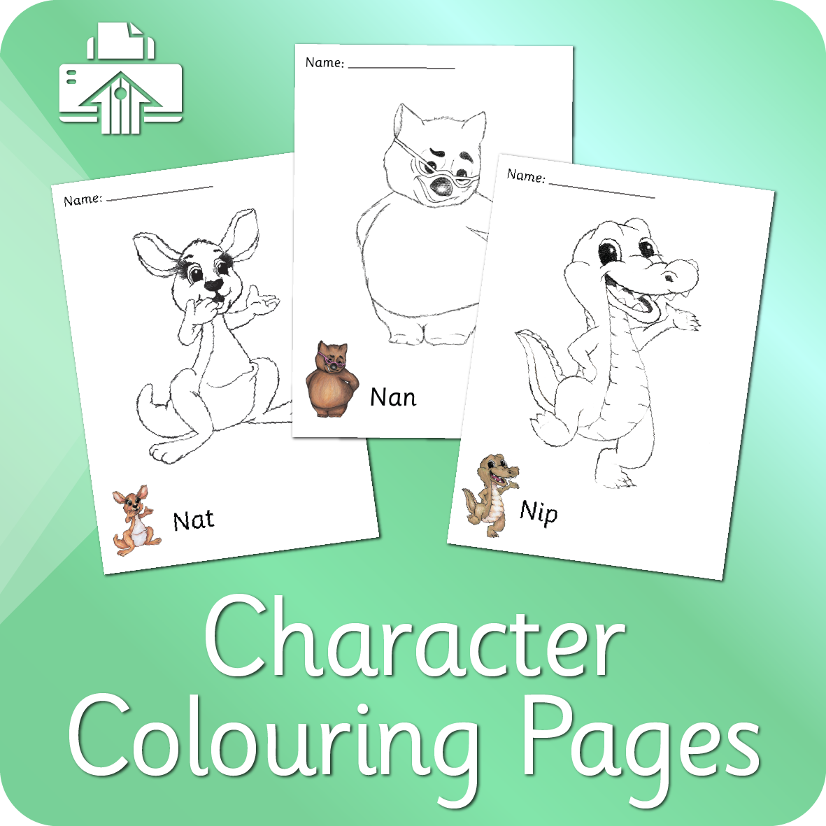 Decoding Coloring Pages Resources – Decodable Readers Australia
